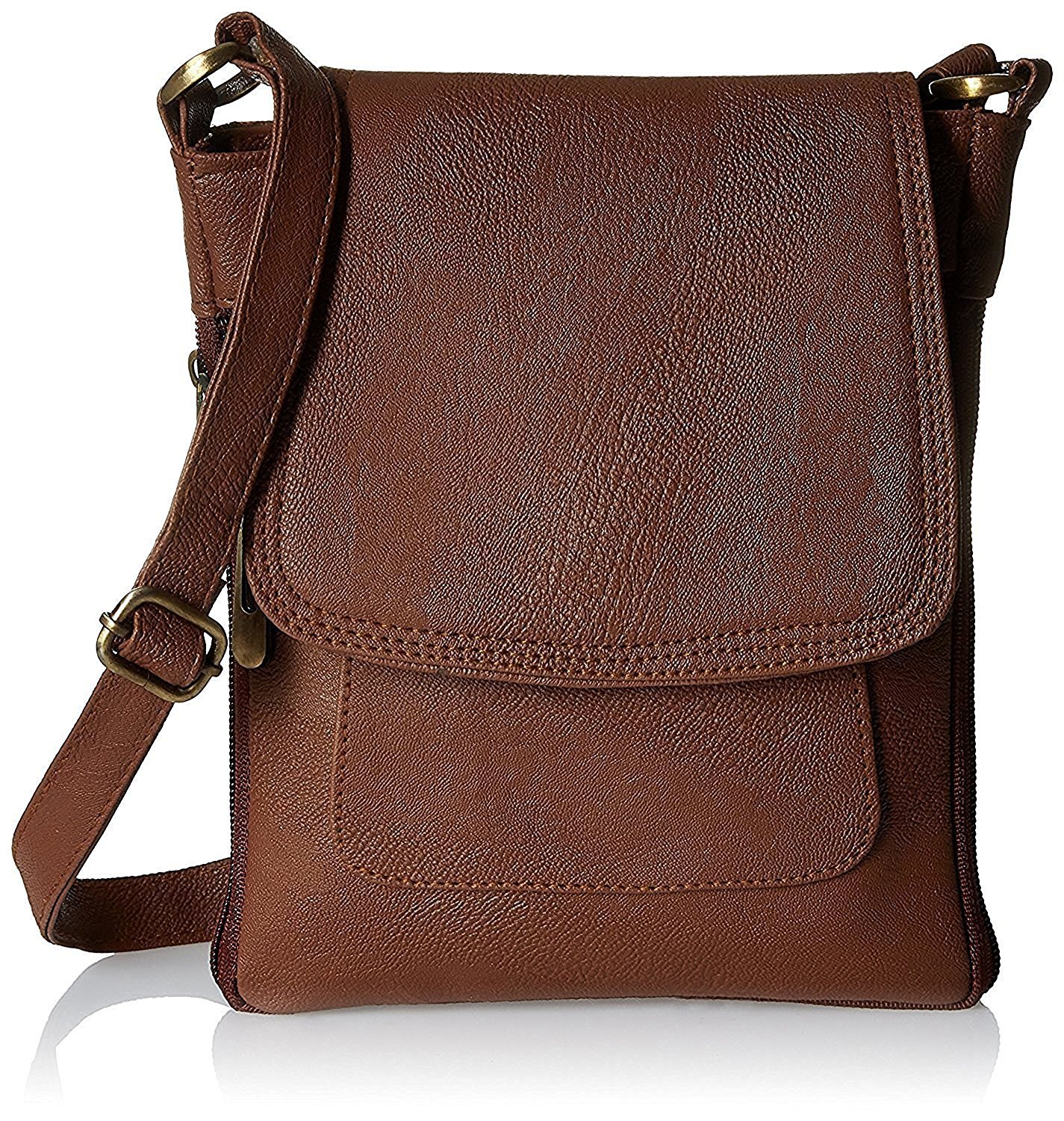 MEDFIRE Womens Leatherite Usider Sling Bag (Brown) (B07MMFG6TP) Amazon Price History, Amazon Price Tracker