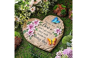 Jetec Memory Stone Memorial Garden Stone, Sympathy Gift for Loved Ones Lost