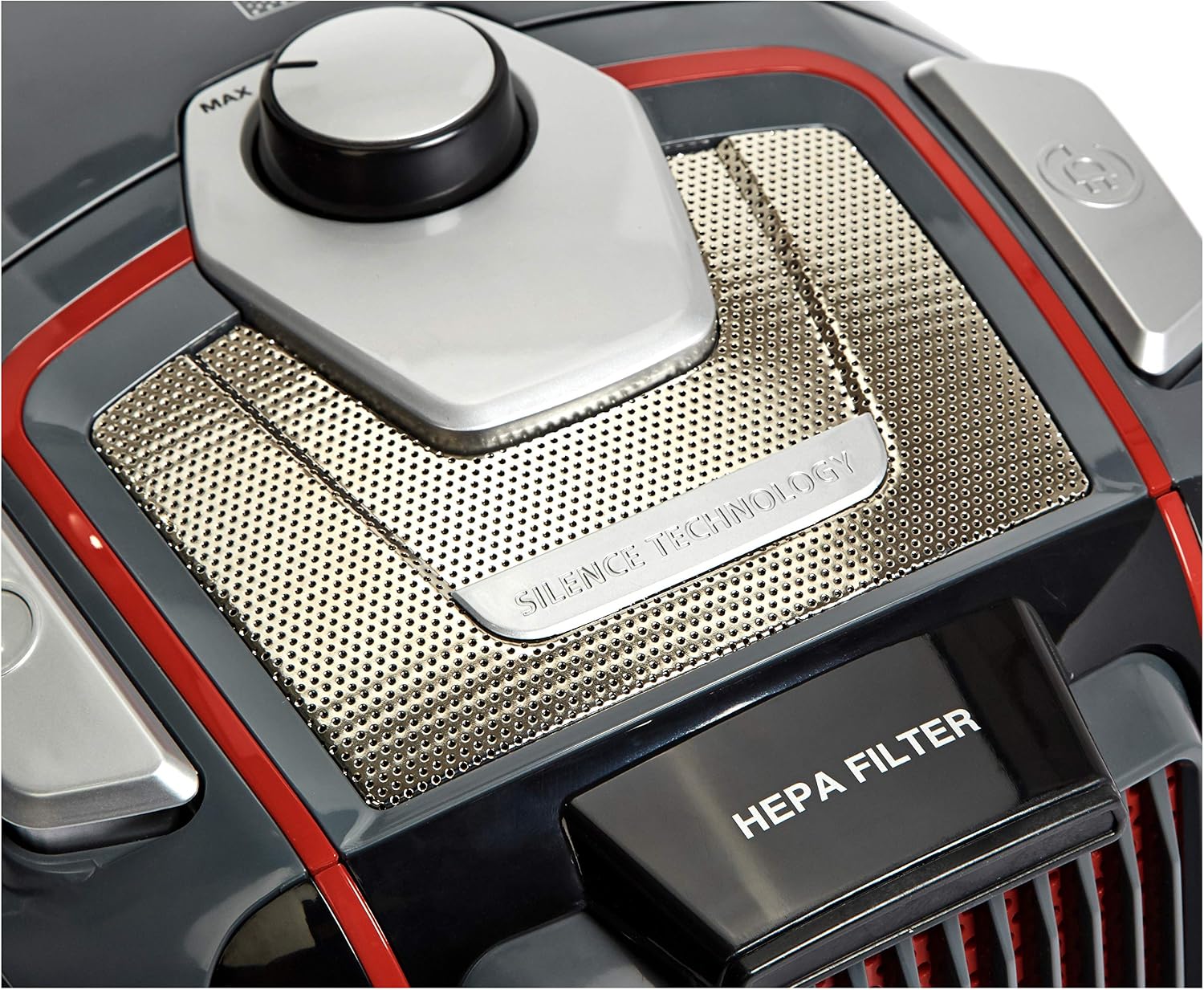 Amazon Basics Aspirateur avec Sac, Puissant, pour Sols durs et Tapis, Filtre HEPA, Contrôle de Vitesse, Outils Intégrés, Peu Bruyant 70 dB (A), 700 W, 3.0 L, Gris — vue 6