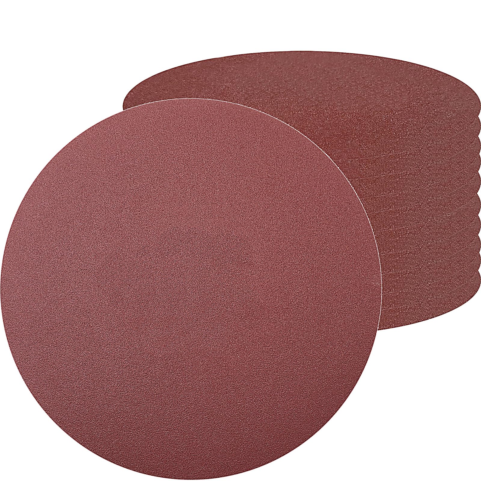 Sackorange 50 Pack 7 Inch 120 Grit Hook-and-Loop Sanding Discs Sandpaper -7" Aluminum Oxide Sander Paper Grinding Polishing for Random Orbit Drywall Sander