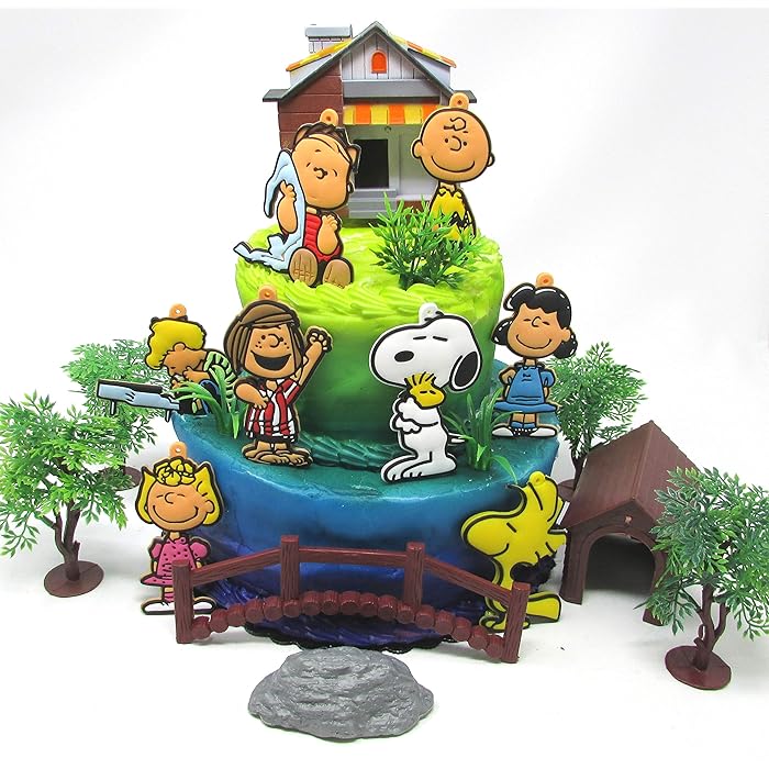 Buy Charlie Brown Cake Topper Set Featuring Charlie Brown and Friends