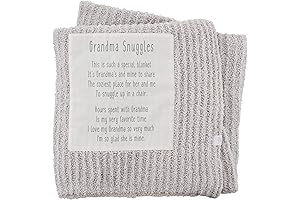 Mud Pie Grandma Snuggles Chenille Blanket