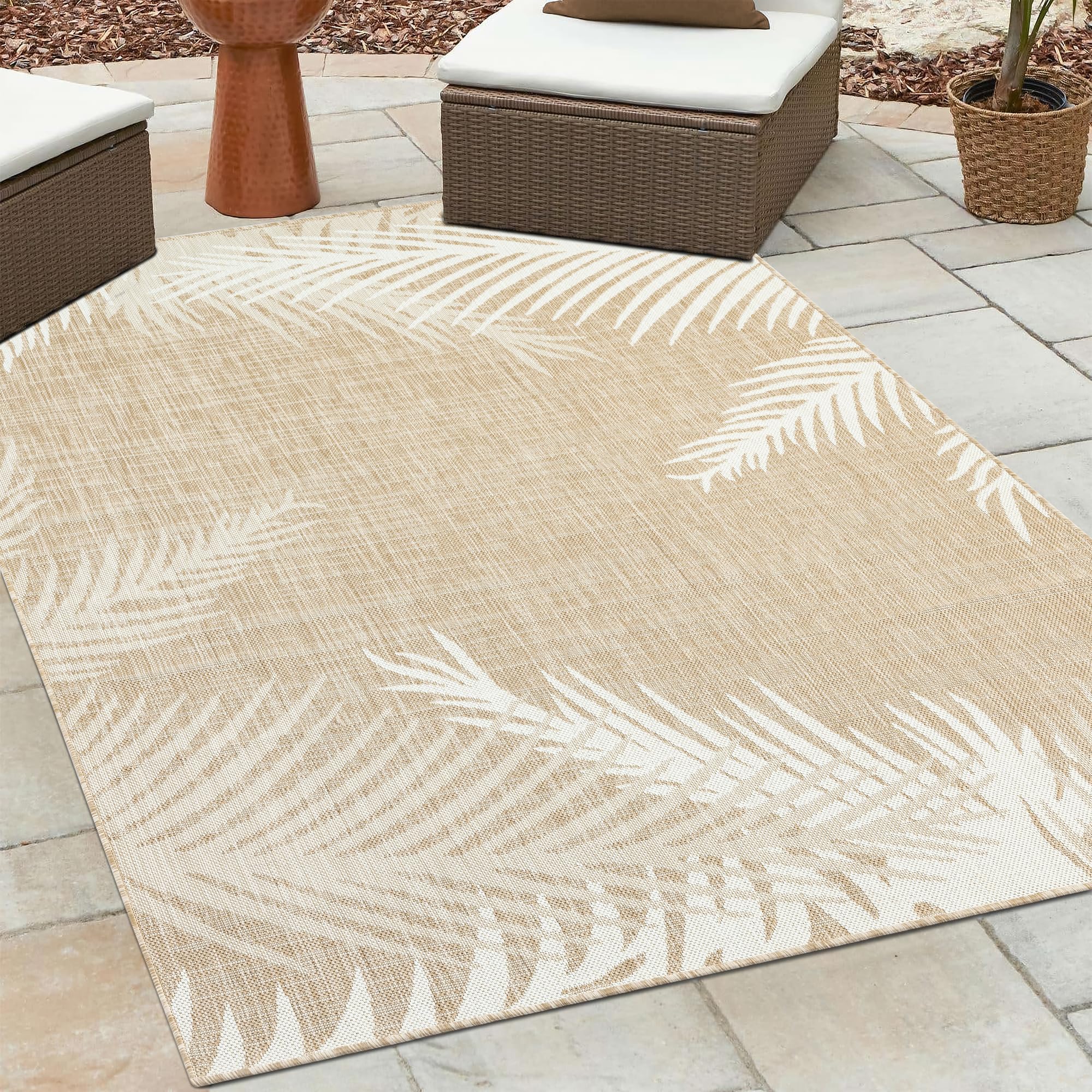 Amazon.com: LR Home Captiva 5 x 7 Indoor/Outdoor Area Rug for Home ...