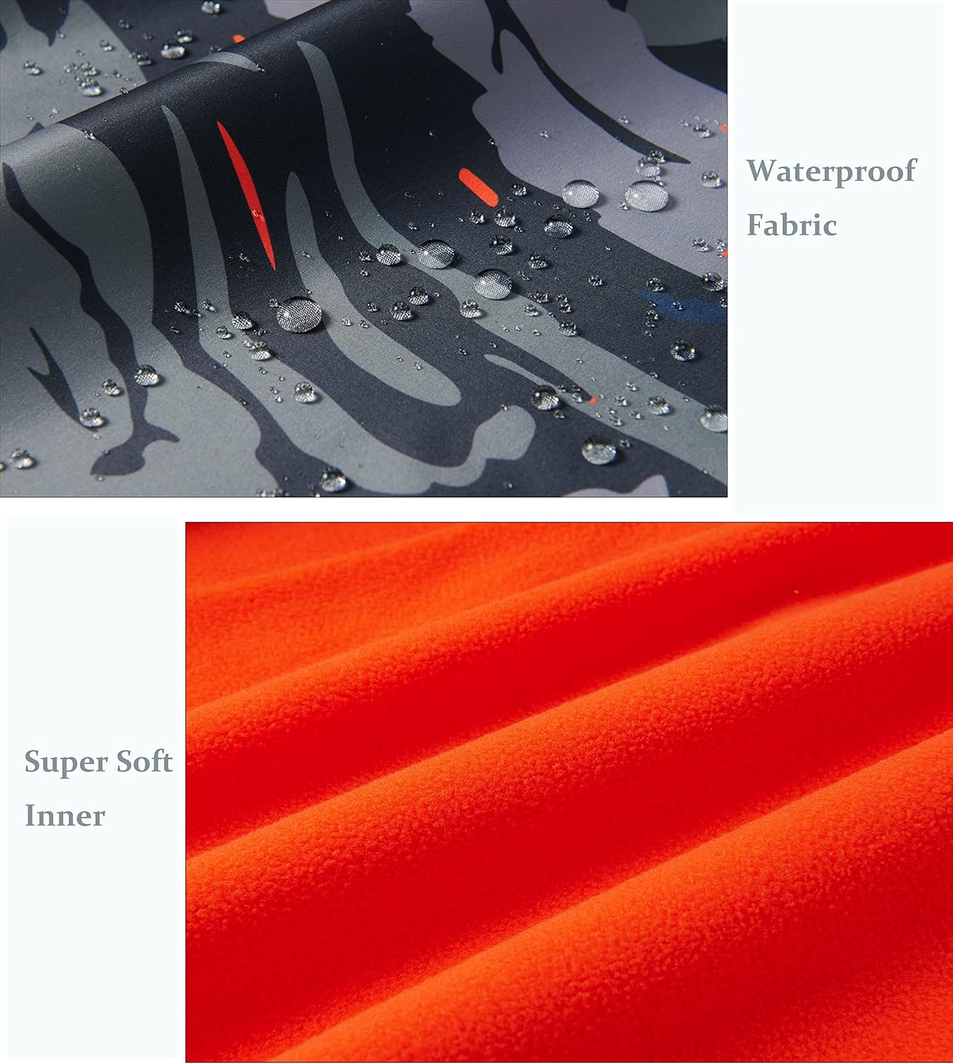 Boys Rain Jackets Lightweight Waterproof Hooded fleece Raincoats Windbreakers for Kids - Image 5