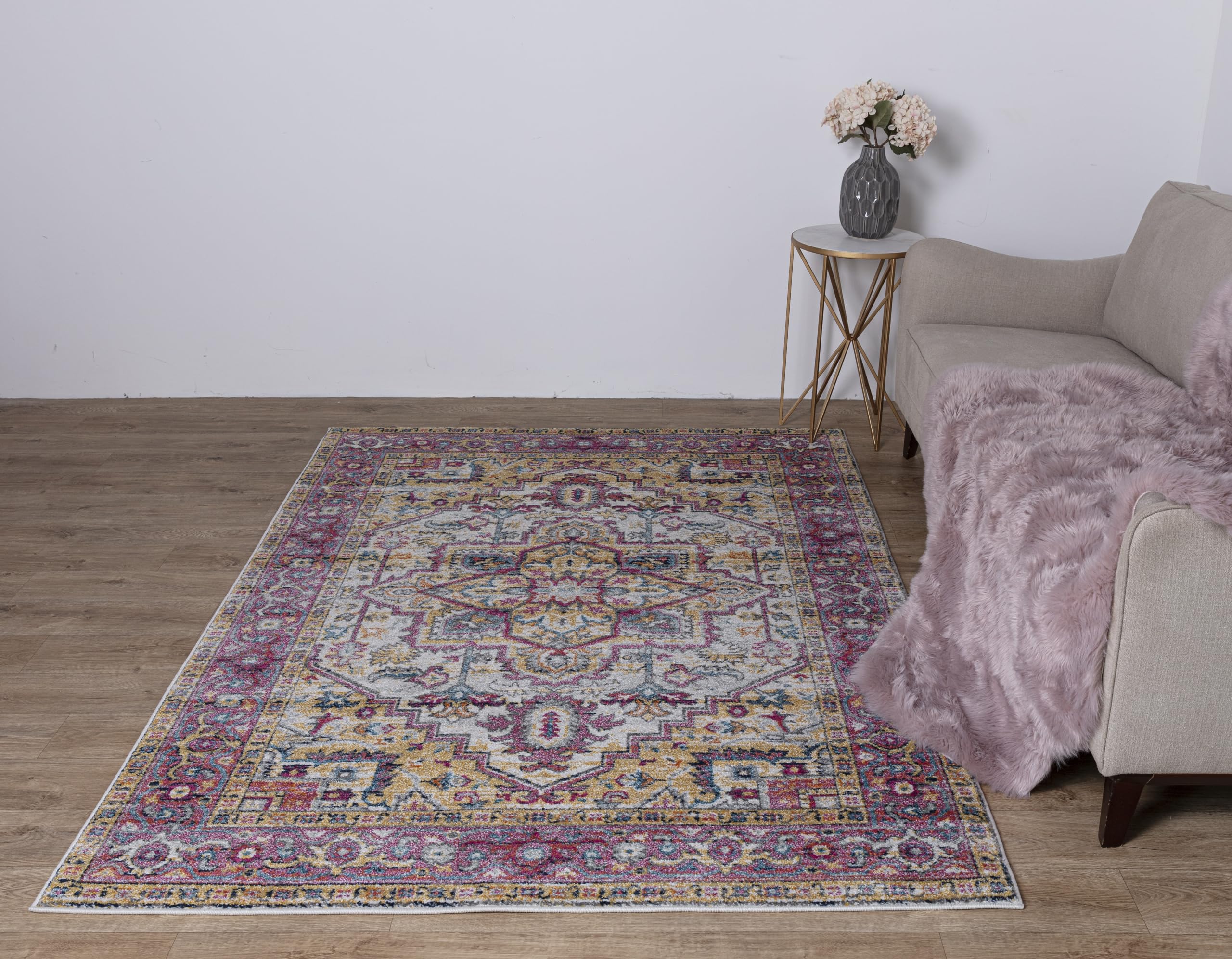 Asiatic Multicolor Alfombra, 160 X 230 Cm