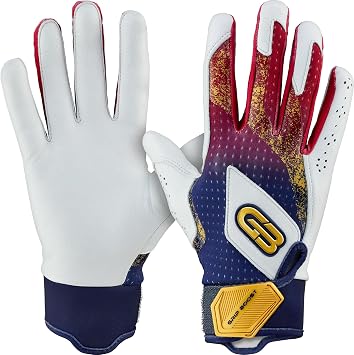 Grip Boost Baseball Batting Gloves with Boost Plus Leather Adult and Youth Sizes for Men and Youth Players