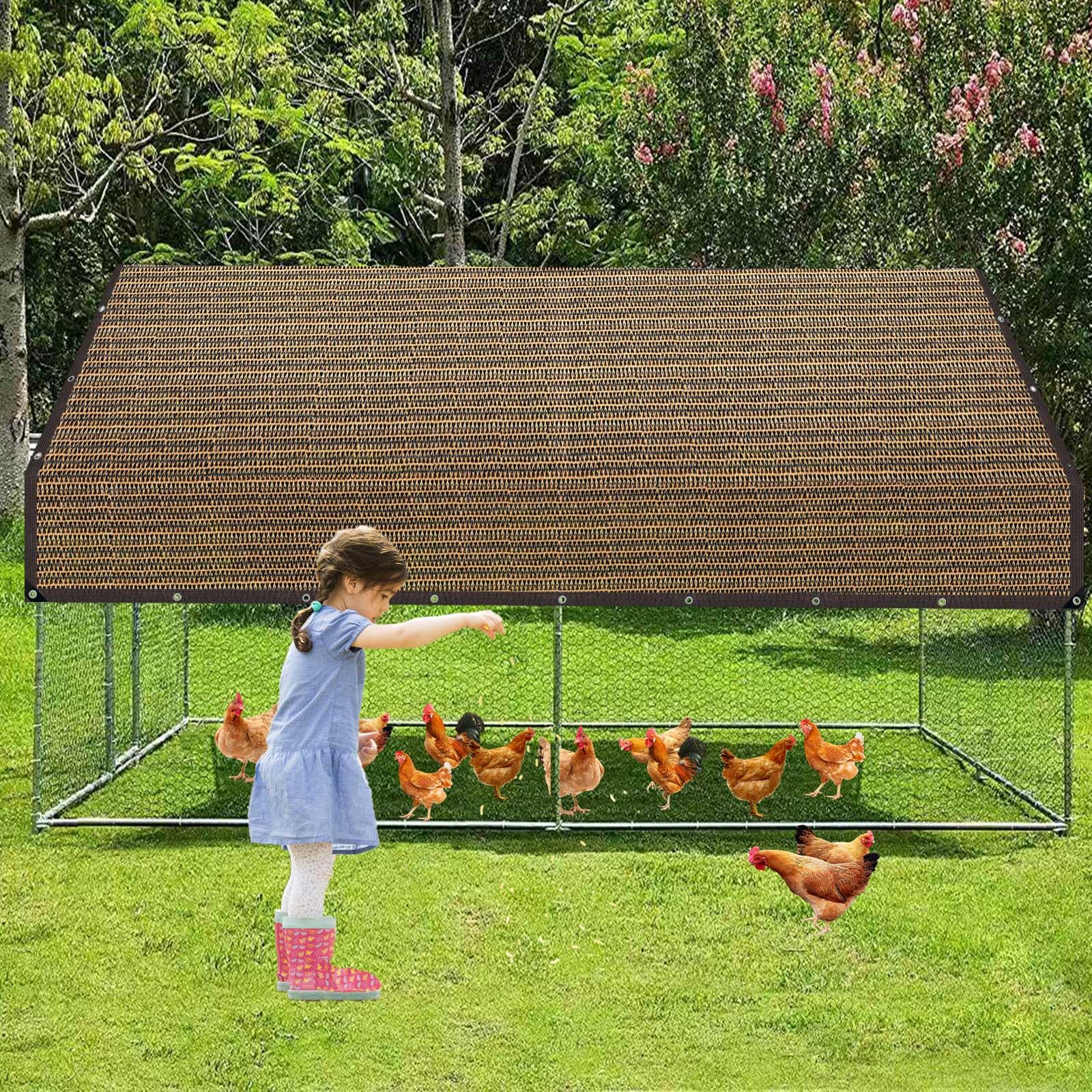 Rete ombreggiante,Teli ombreggianti,rete ombreggiante con occhielli resistente all'80% ai raggi UV, per pergolati,balconi,giardini,piante,serre,pollai,fienili e cucce per cani all'aperto
