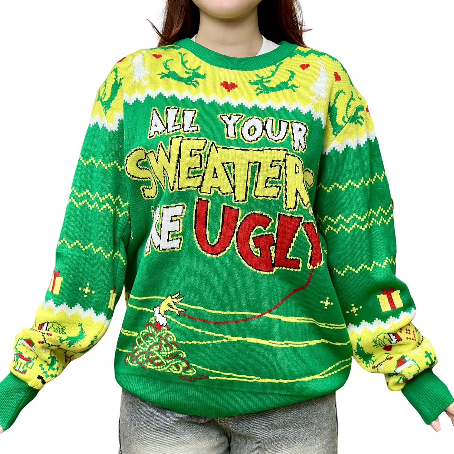 All Your Sweaters are Christmas Ugly Sweaters - Funny Knitted Movie Christmas Sweater – Xmas Ugly Sweater