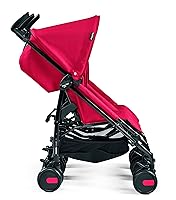 Vista 3 de Peg Perego Pliko - Cochecito de bebé pequeño, color rojo