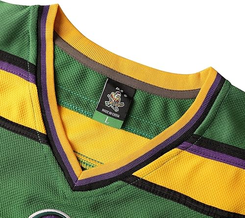 Miniatura 5 de Jóvenes Mighty Ducks - Camiseta de hockey sobre hielo para niños, 96 Charlie Conway