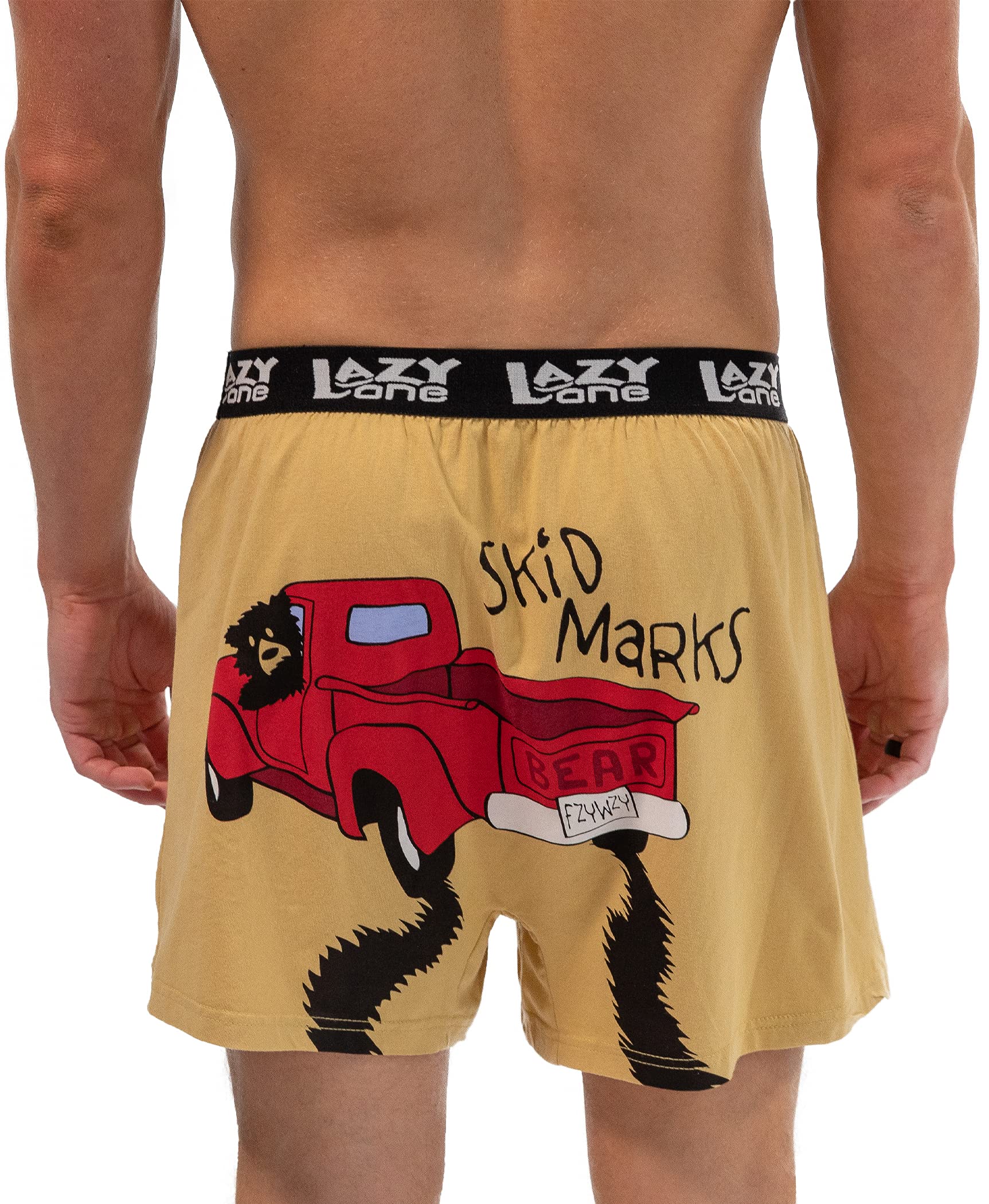 Lazy One Męskie bokserki Buck Naked Deer czas wolny sen krótkie bokserki