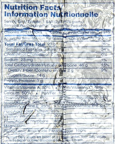 Miniatura 3 de Mainstay Raciones de emergencia – 3600 calorías Barras