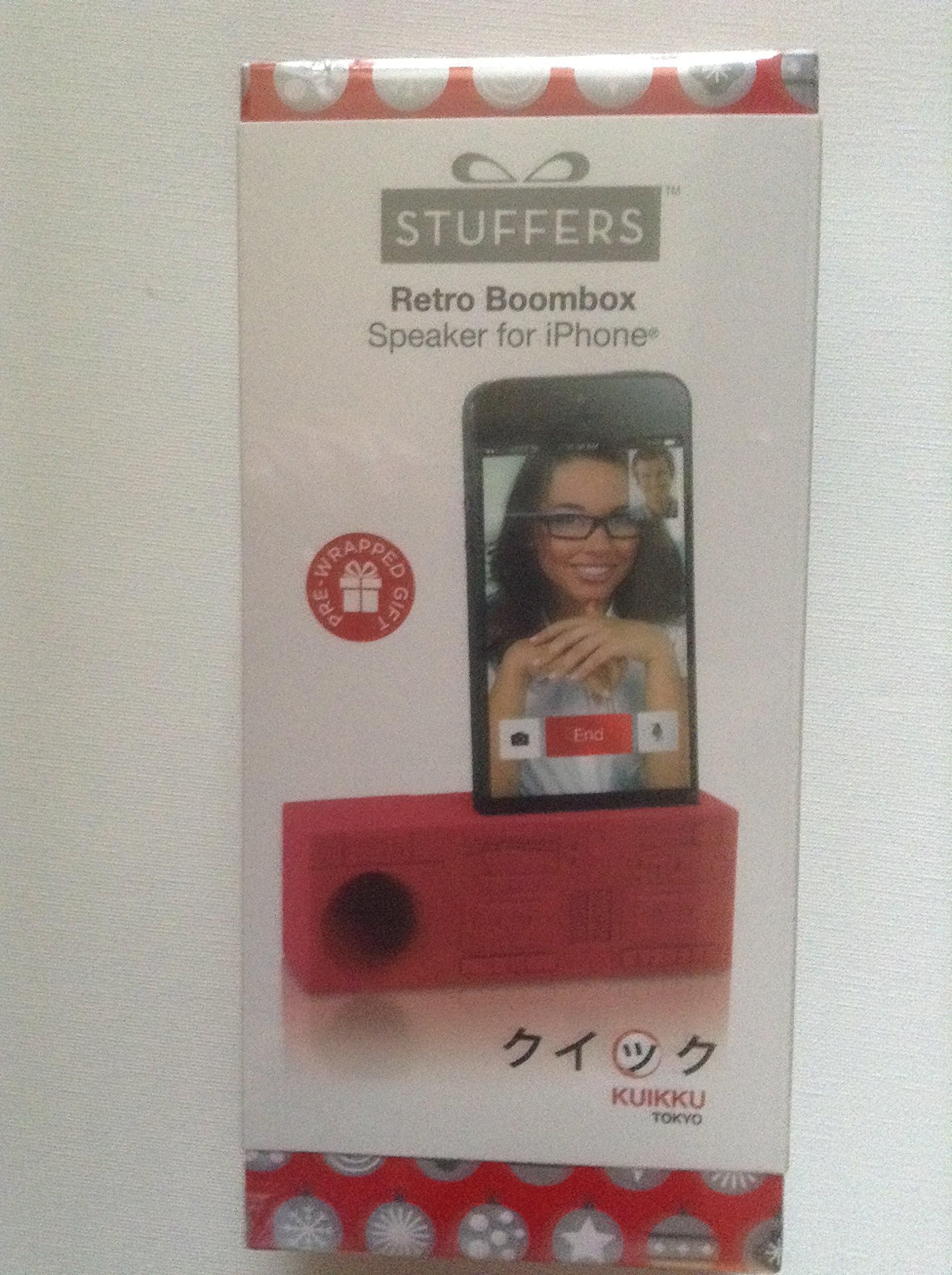Stuffers Retro Boombox Speaker for iPhone