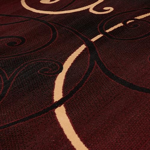 Miniatura 7 de United Weavers Dallas Bangles - Alfombra decorativa de 2 x 8 pulgadas, alfombra moderna para interiores con patrón de desplazamiento y respaldo de