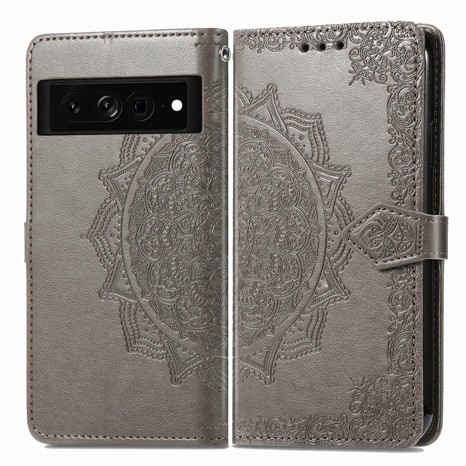 Custodia Portafoglio In Pelle Per Google Pixel 7A - Cover Con Supporto