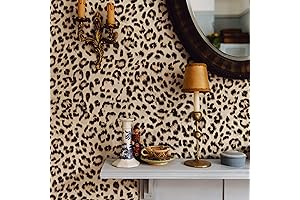 Leopard Peel and Stick Wallpaper