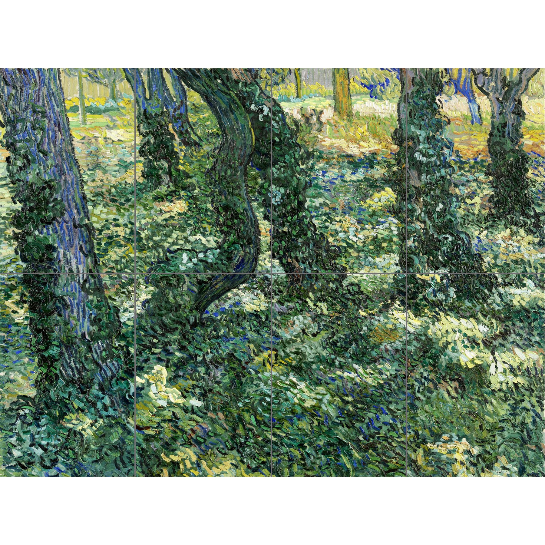 Artery8 Vincent Van Gogh Undergrowth XL Giant Panel Poster (8 Sections)