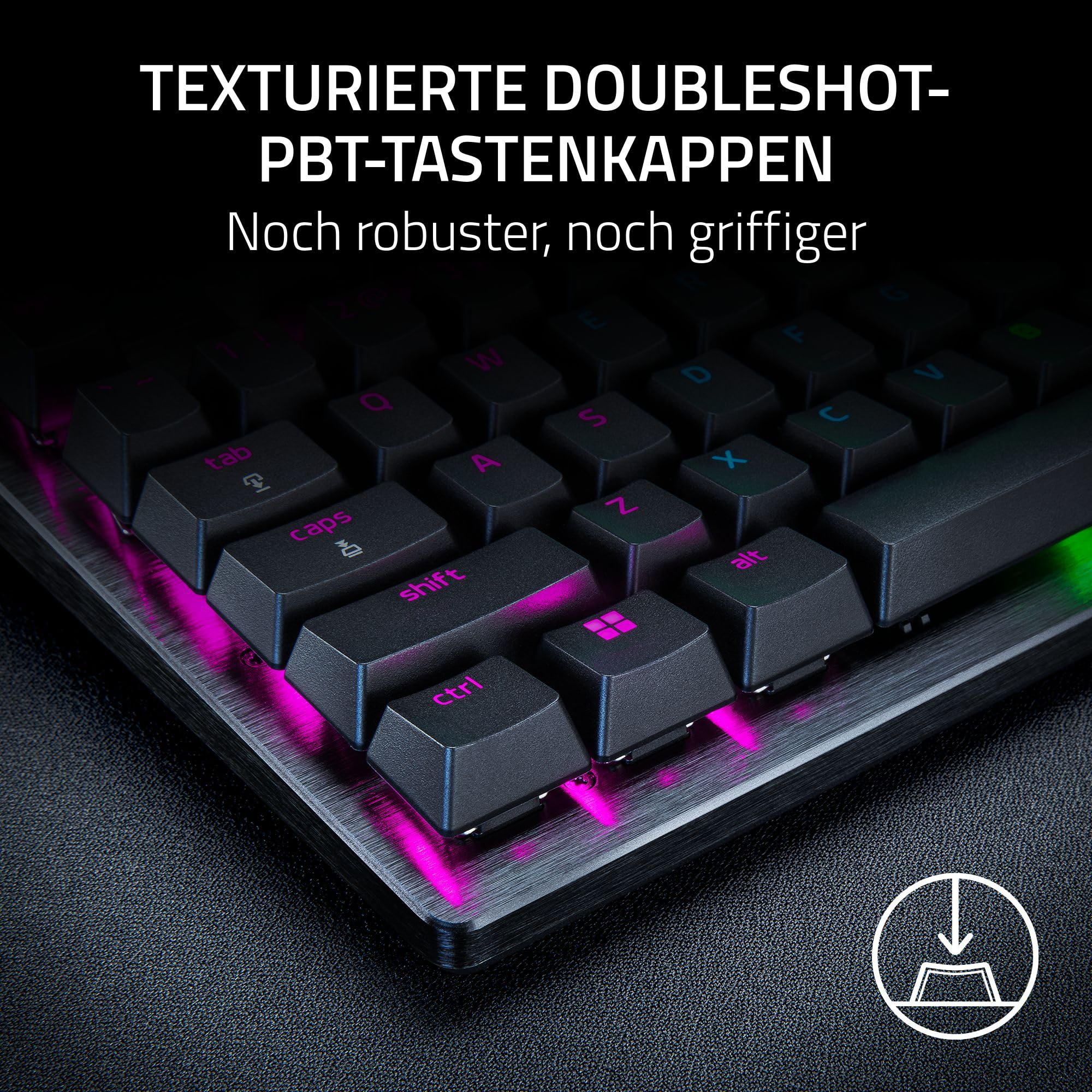 Razer Huntsman V3 Pro - German Layout + Goliathus Extended Chroma