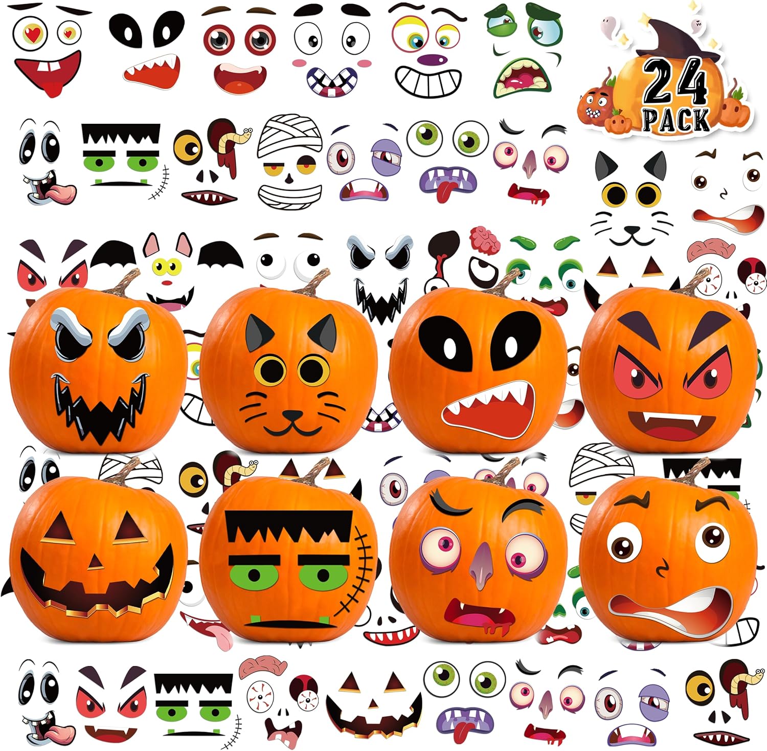 LINAYE 50 Sheets Easter Stickers for Kids - 550PCS Assorted Easter Stickers Bulk for Egg Treats Basket Stuffers Gift Party Favor Supplies for Kids