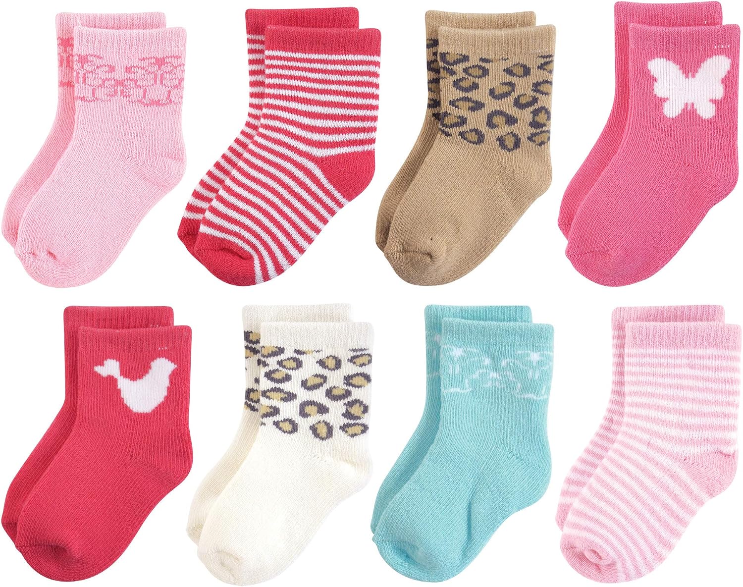 Luvable Friends Baby Fun Essential Socks Multi-pack