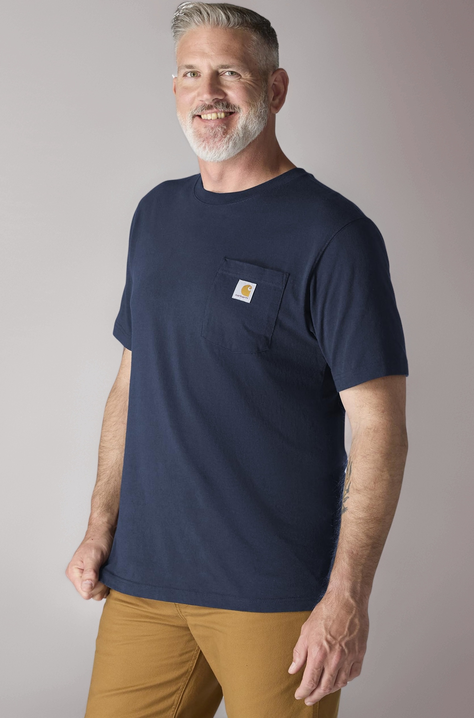 Men's Workwear Pocket Short Sleeve T-Shirt Fit K87