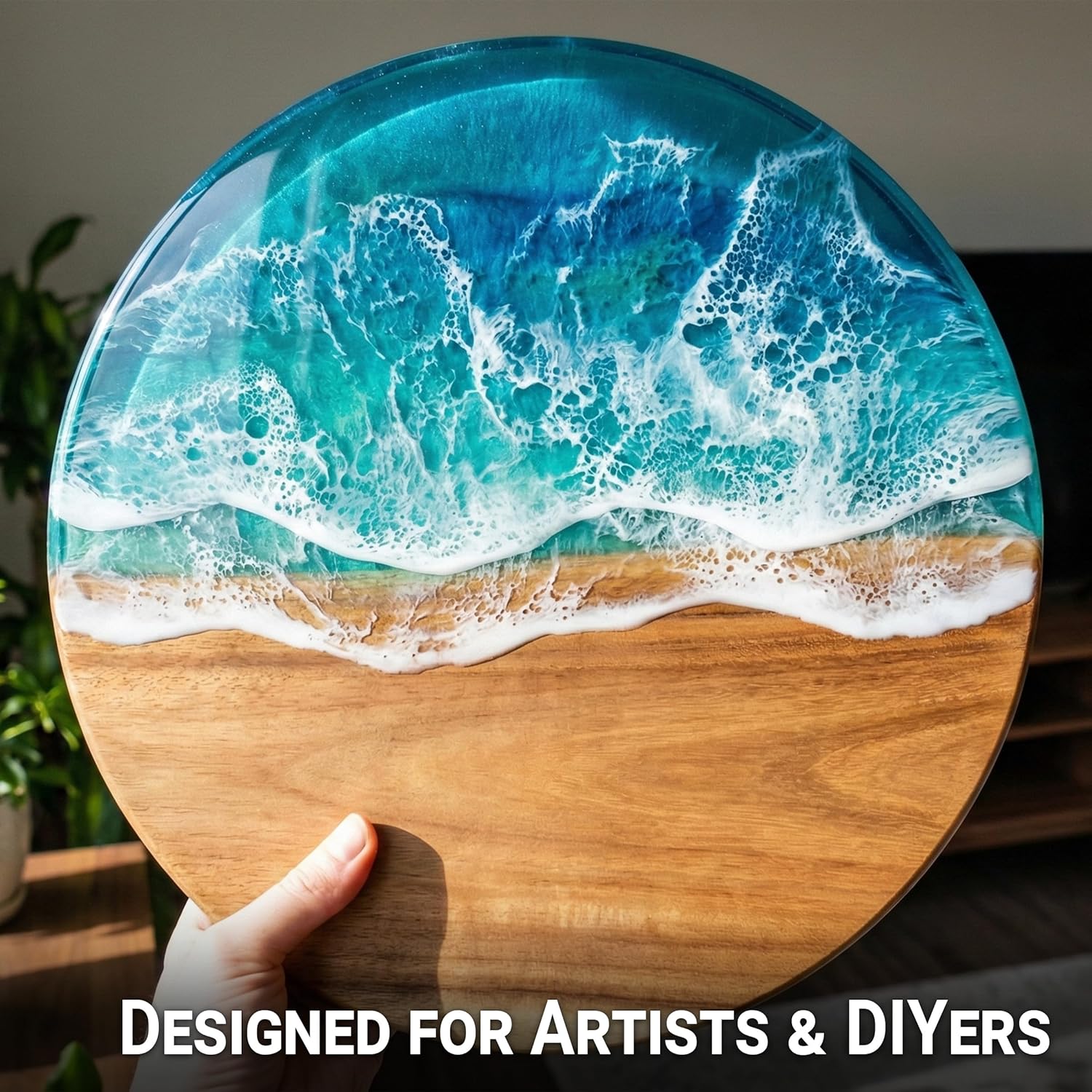 Epoxy Resin 2 Gallon - Crystal Clear, Anti Yellowing, Bubble Free Art Resin Epoxy for Art, Craft, Casting, and Small DIY Projects