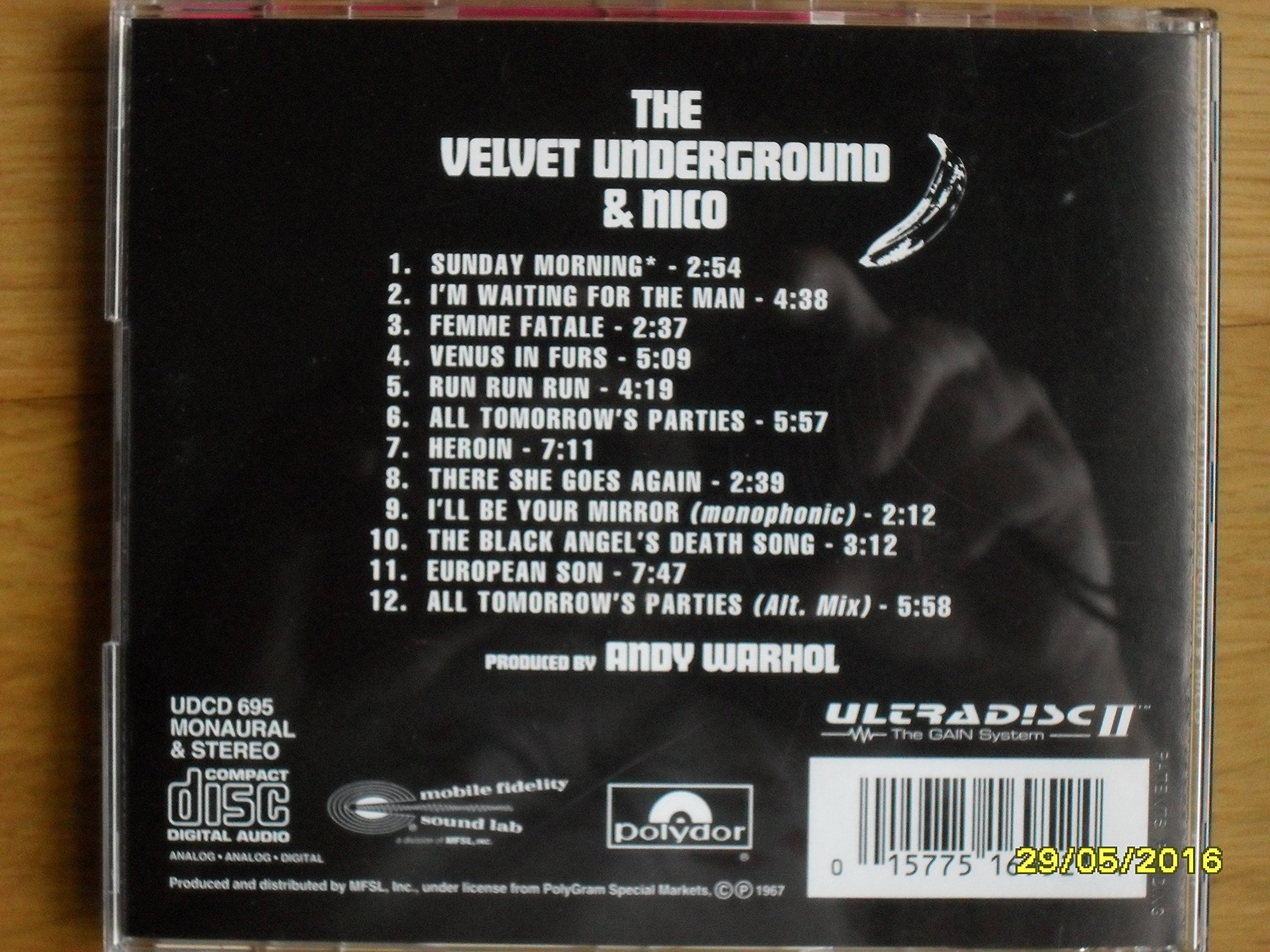 Velvet Underground/Ultra Disc