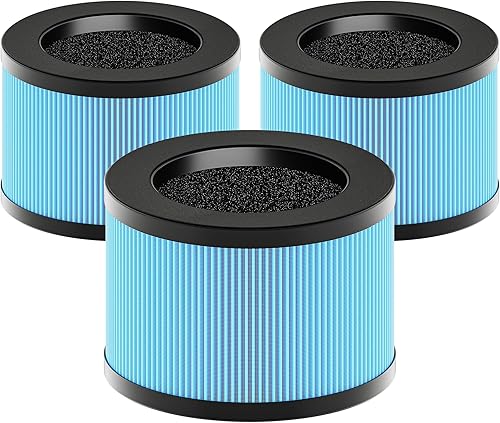 Miniatura 15 de MK01 y MK06 - Filtro de repuesto True HEPA compatible con purificador de aire Aroeve MK01, MK06, ToLife TZ-K1 y Kloudi DH-JH01, versión estándar