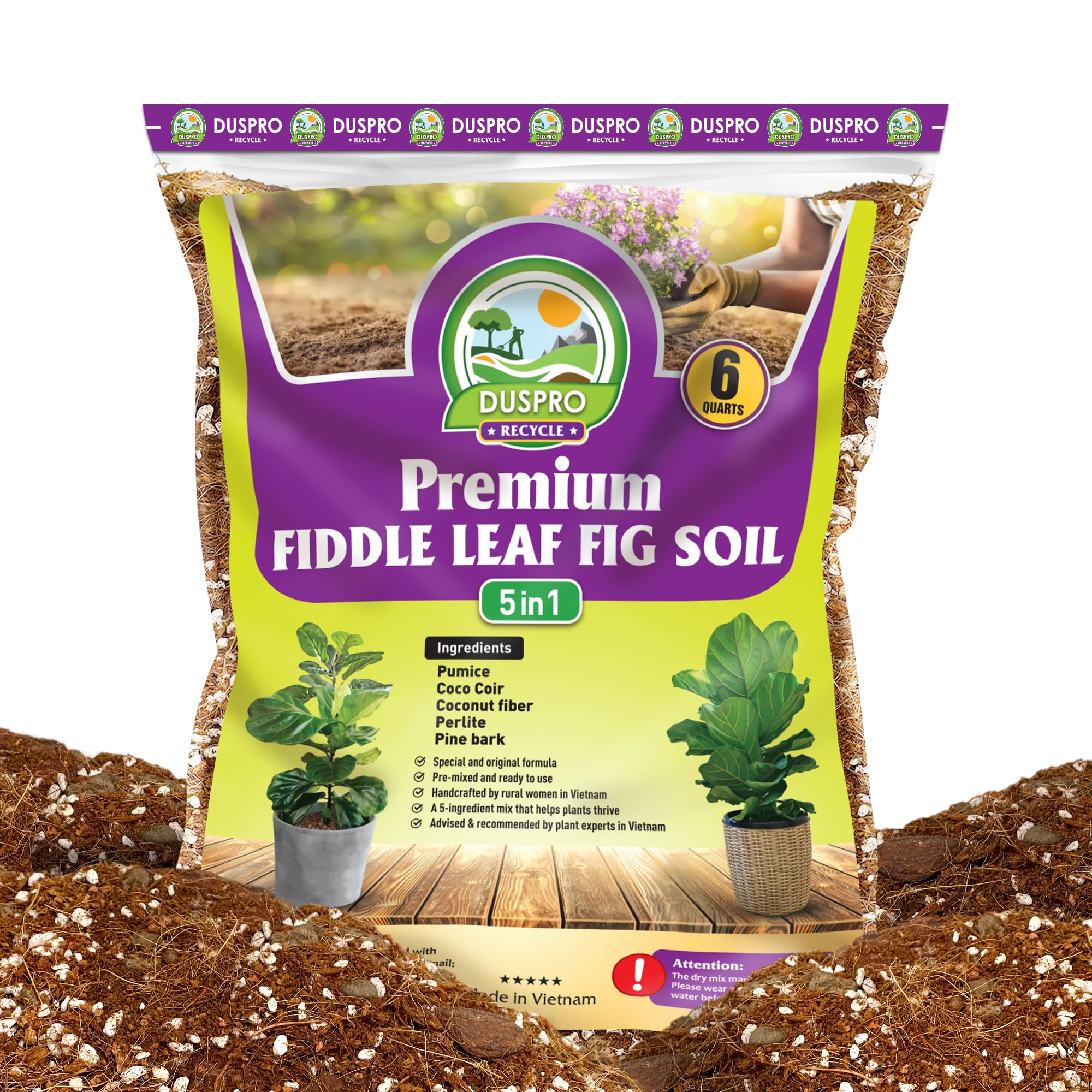 DUSPRO Recycle Fiddle Leaf Fig Soil