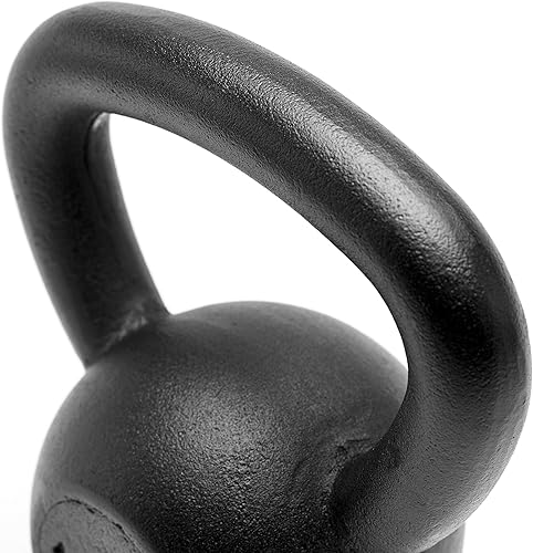 Miniatura 6 de Juego de pesas rusas de hierro fundido sólido con recubrimiento en polvo, 5, 10, 15, 20, 25, 30, 35, 40, 45 libras, todas combinadas