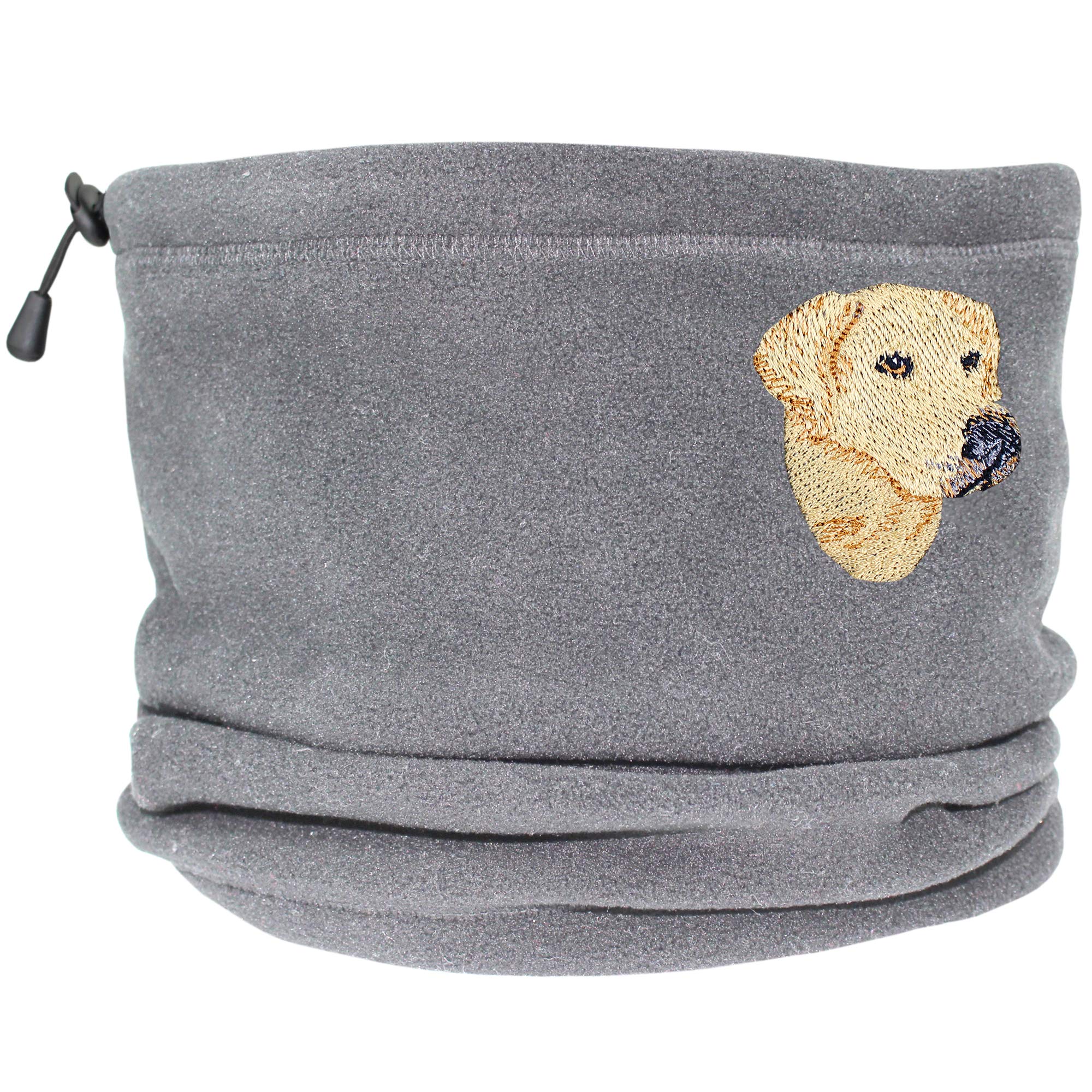 TeddyTs Labrador Ultra Thermal Fleece Toggle Snood (Grey)