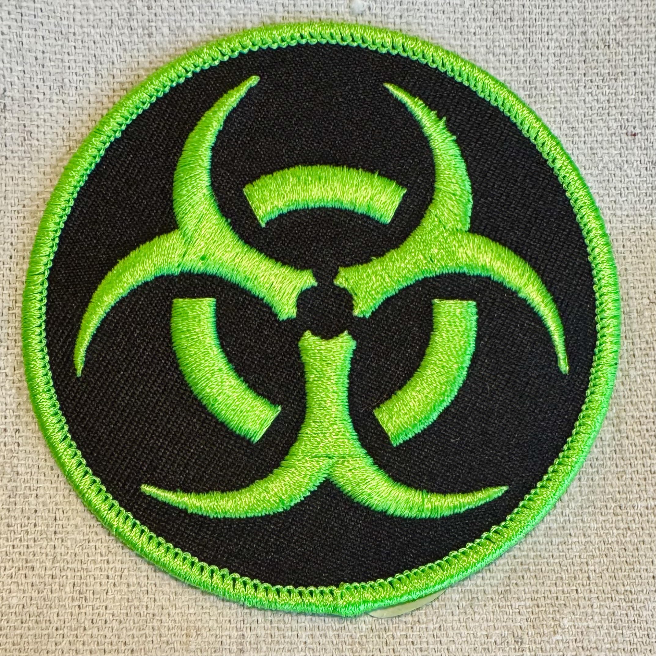 Amazon.com: Biohazard Symbol Embroidered Patch Iron-On Danger