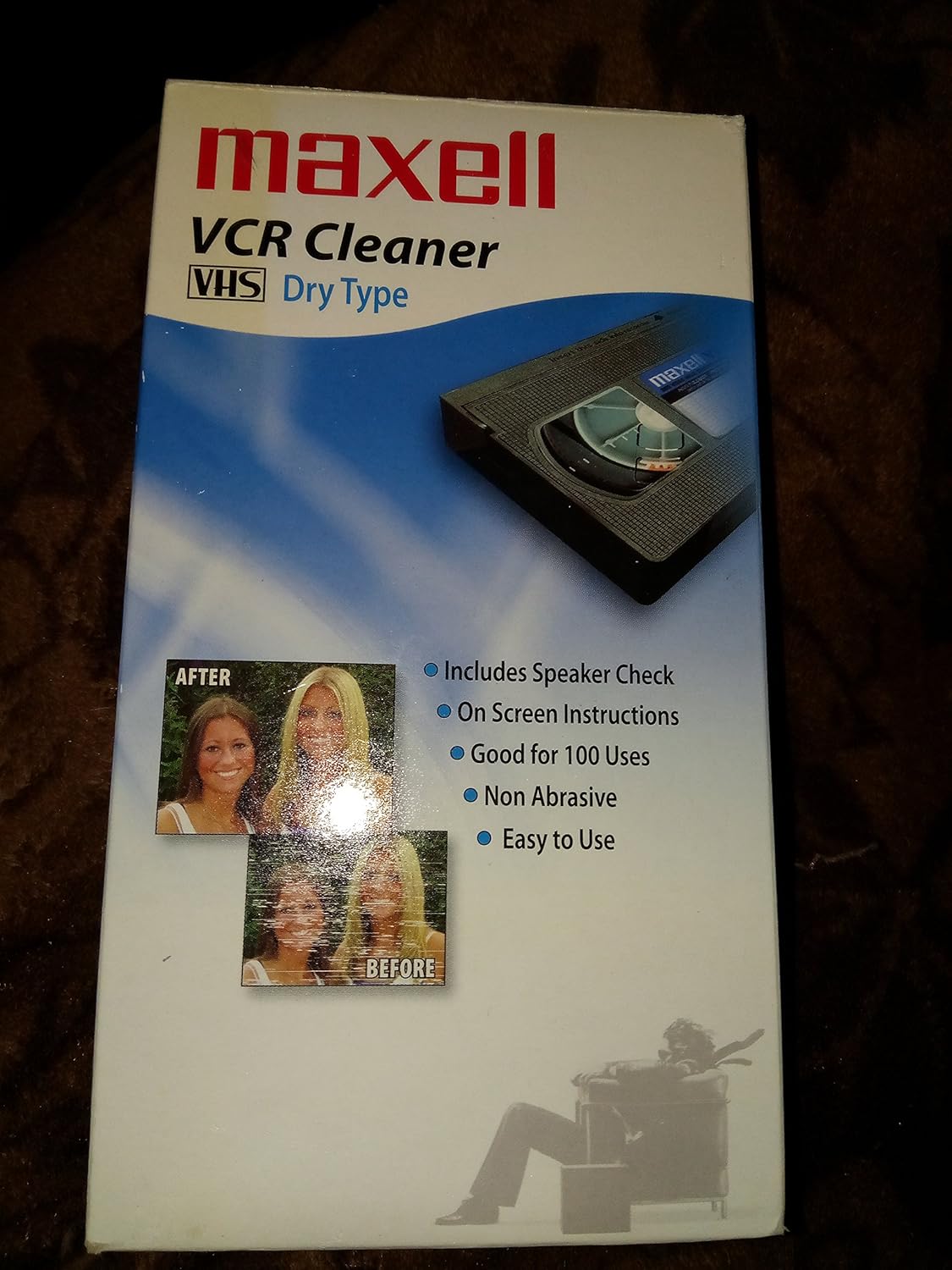 Maxell VP100 VHS Head Cleaner Amazon.ca Electronics