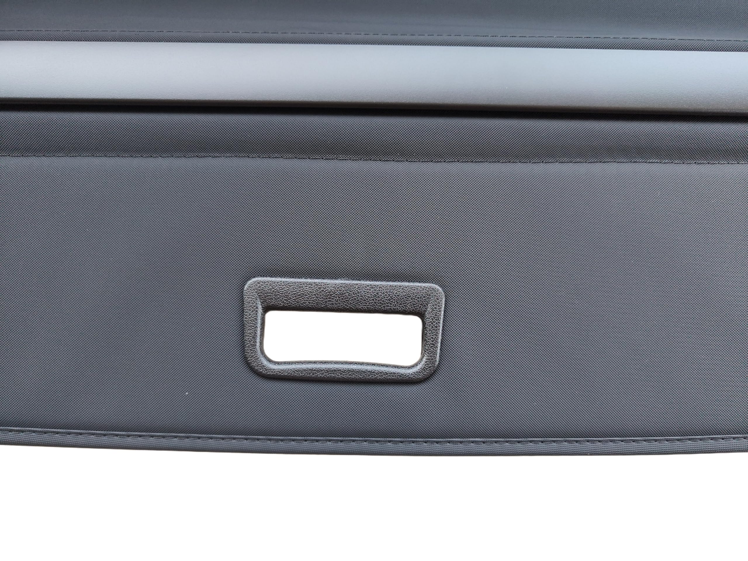 GEPCO Laderaumabdeckung Rollo kompatibel mit VW Touareg II (7P) 2010-2018 | Kofferraumabdeckung Hutablage Gepäckraumabdeckung | Kofferraumrollo Sichtschutz Schwarz | OEM 7P6867773
