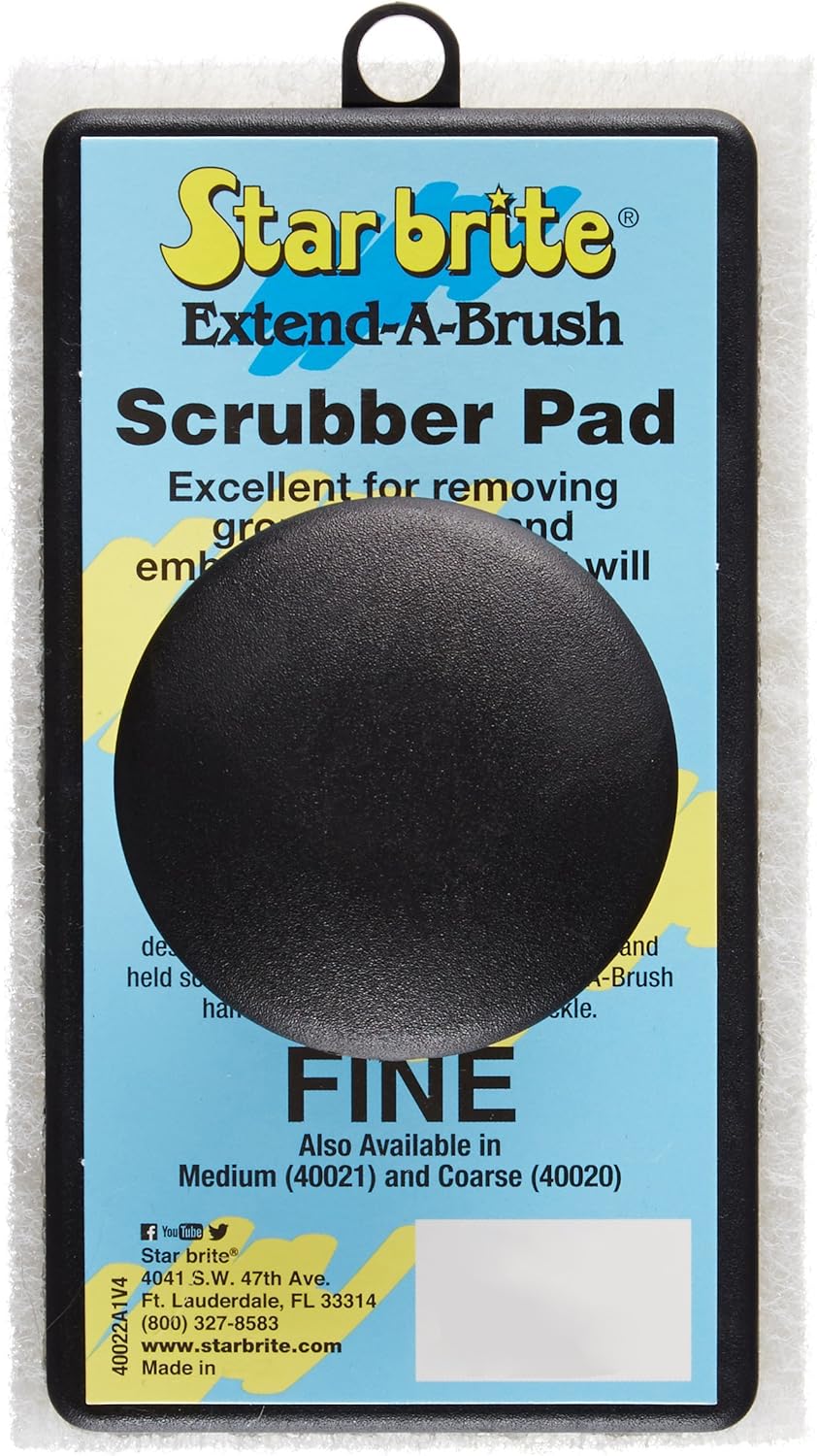 STAR BRITE Scrubber/Medium (Red) (040021P) : Health & Household