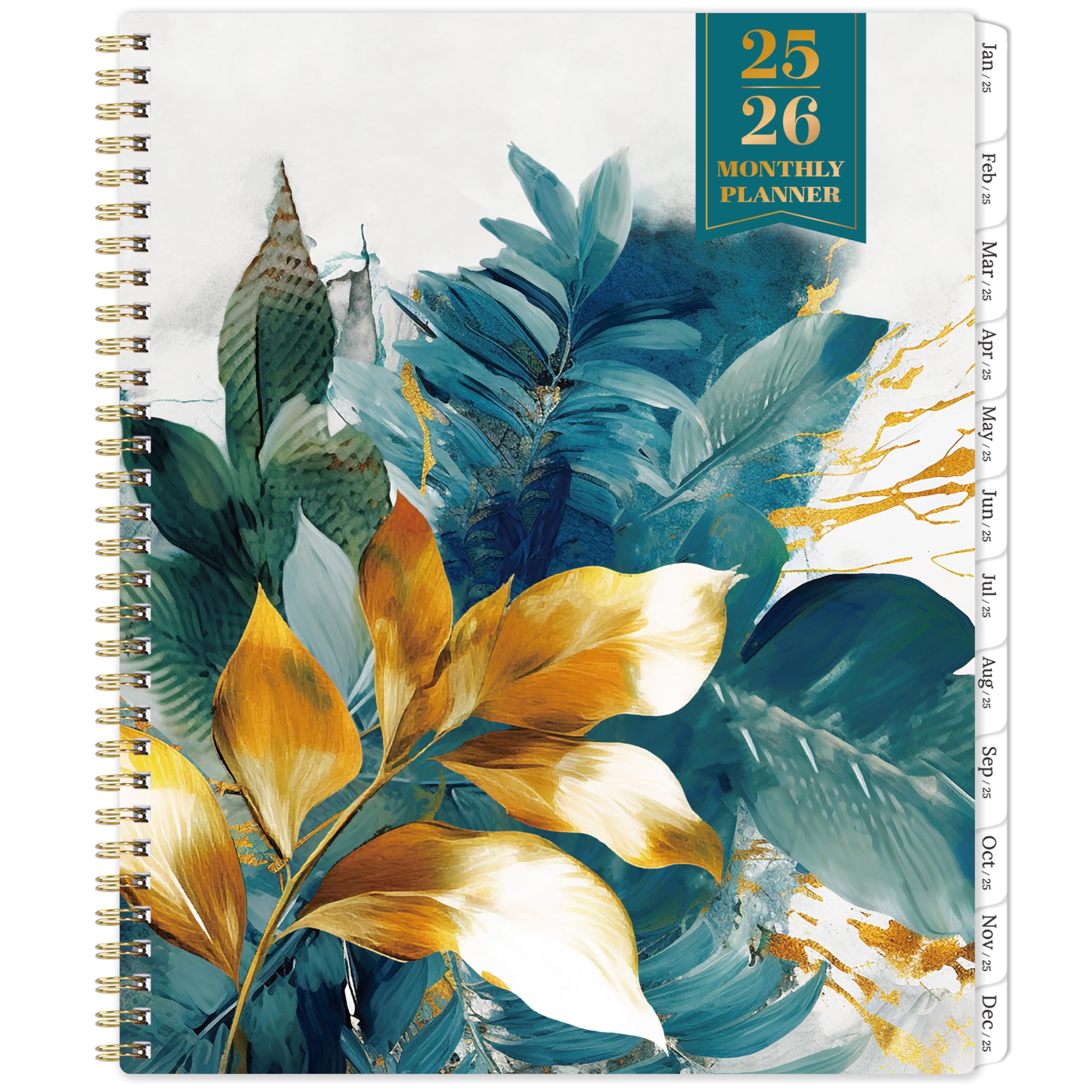2026-2027 Monthly Planner/Calendar - Jan 2026 - Dec 2027, 2 Year Planner 2026-2027, 9'' x 11'', 24 Monthly Calendar, 2026 Planner with Tabs, Thick Paper, Inner Pocket, Spiral Binding, Holidays, Notes