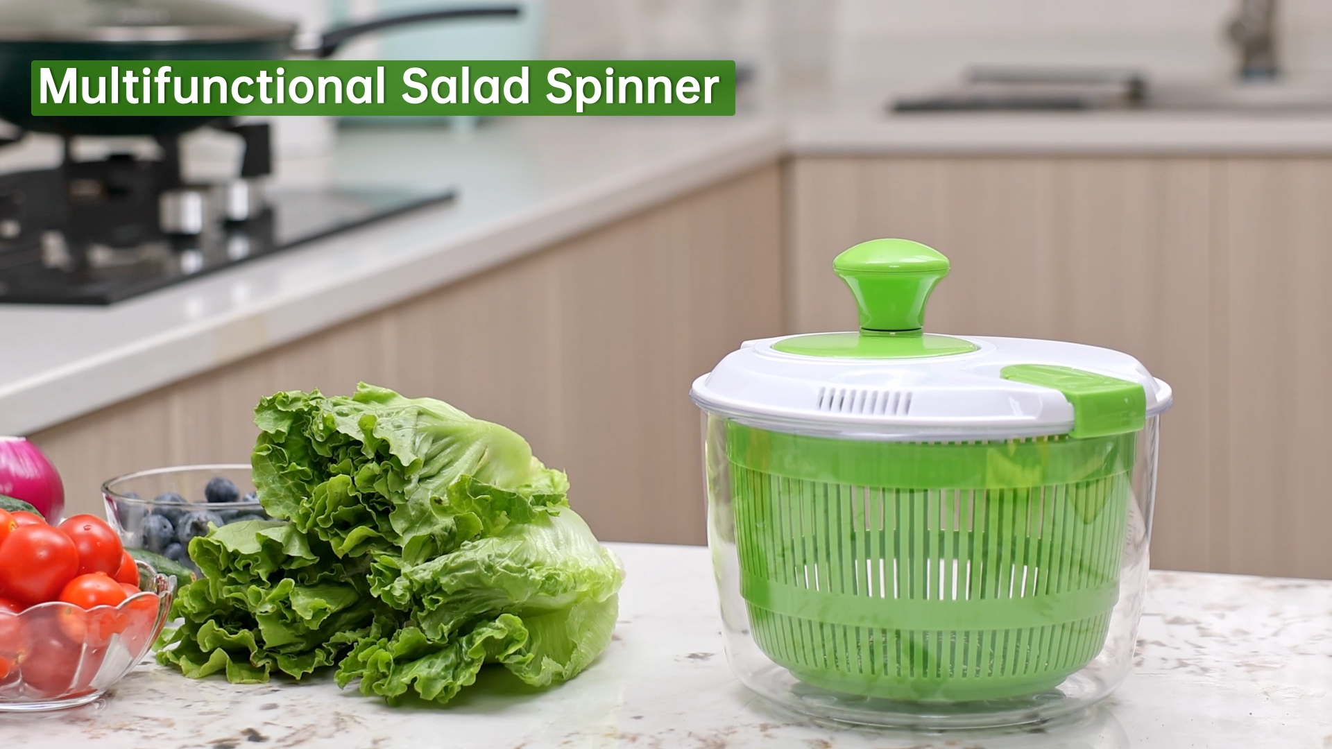 セキュリティ・セーフティ salad Amazon.com: Salad Spinner, Fruit and Vegetable Washer, Spin