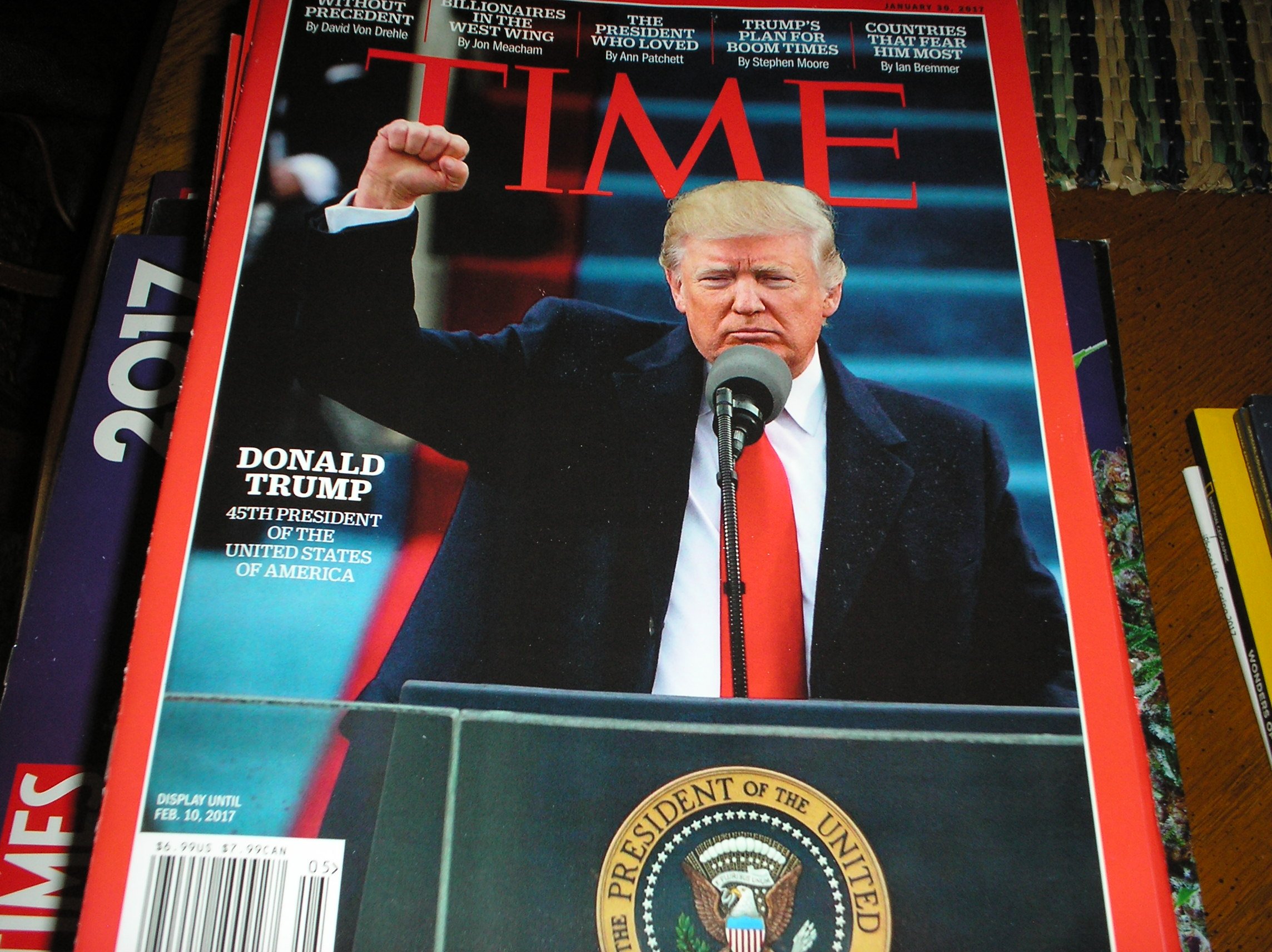Time Magazine (January 30, 2017) Donald Trump 45th President of the United States of America Paperback – January 1, 2017