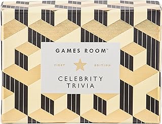 Ridley's Games Room Celebrity Quiz Trivia Card Game – Trivia Games for Adults and Kids – 2+ Players – Includes 140 Unique Question Cards – Fun Quiz Cards That Make a Great Gift