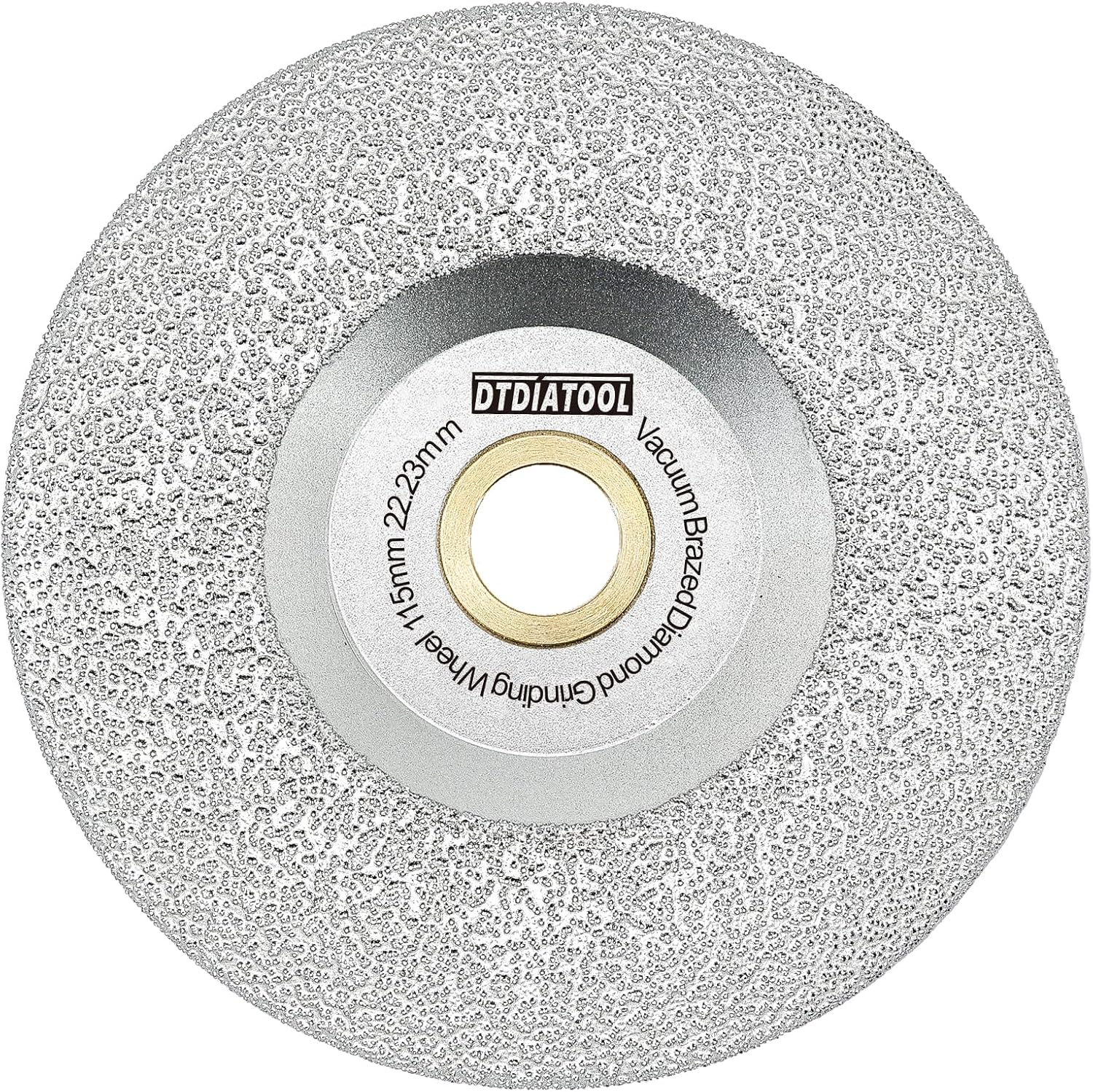 DT-DIATOOL Diamond Grinding Cup Wheel Vacuum Brazed Granite Marble Diameter 5 Inch
