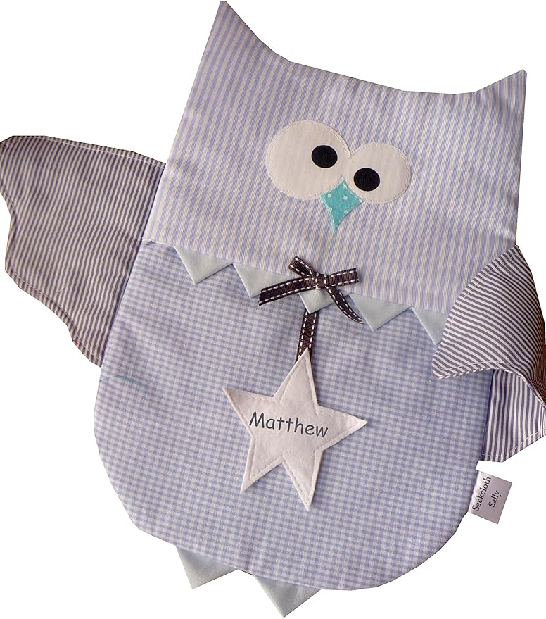 Cadeau De Naissance Range Pyjama Personnalise Chouette Bleue Amazon Fr Bebe Et Puericulture