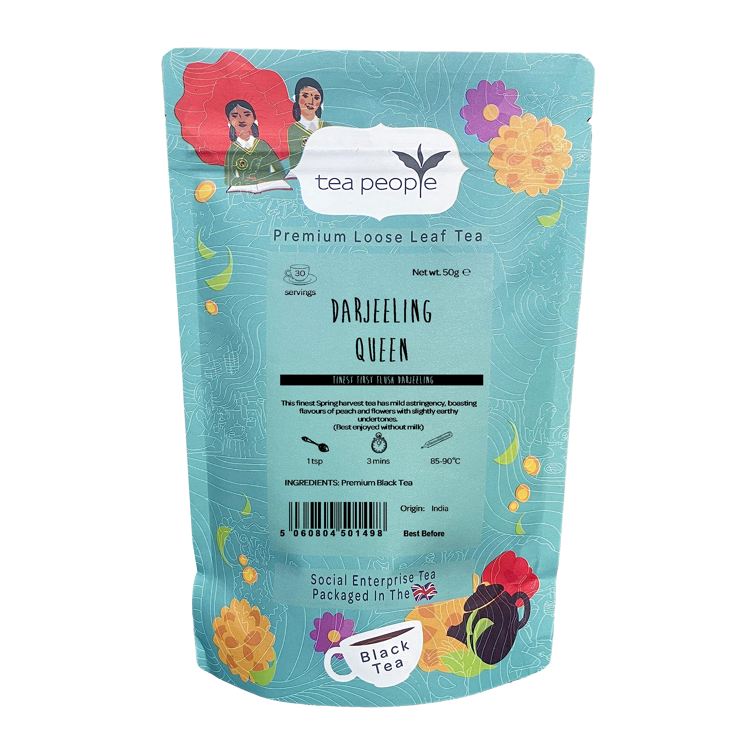 Tea People Darjeeling Queen - 50g Retail Pack