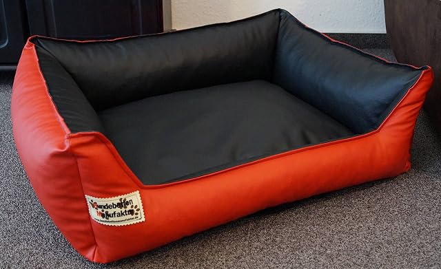 Hundebettenmanufaktur Cama para perros, sofá para dormir, de piel sintética, Similpelle