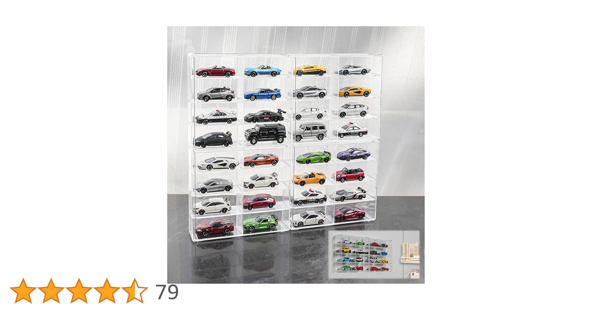 Amazon.co.jp: Nisshinn ディスプレイケース ホットウィール32個