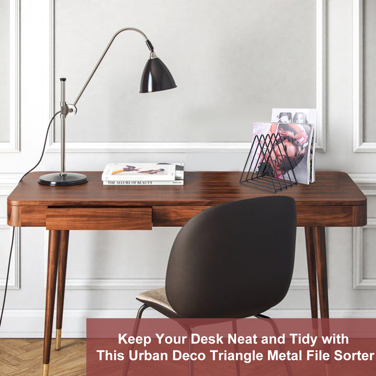 Amazon.com : Urban Deco Triangle Desk Organizers Metal Wire