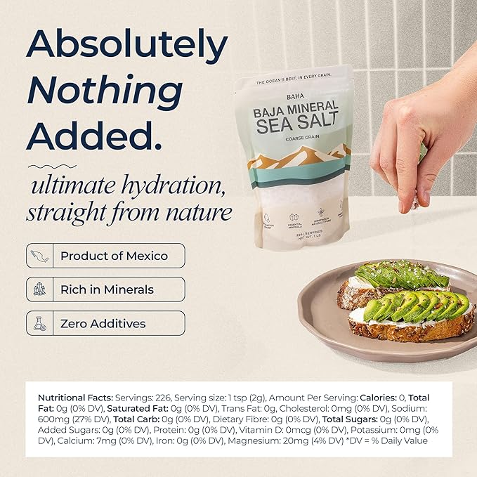 Sal Mineral Baja BAHA 1 lb, Grano Original miniatura 3