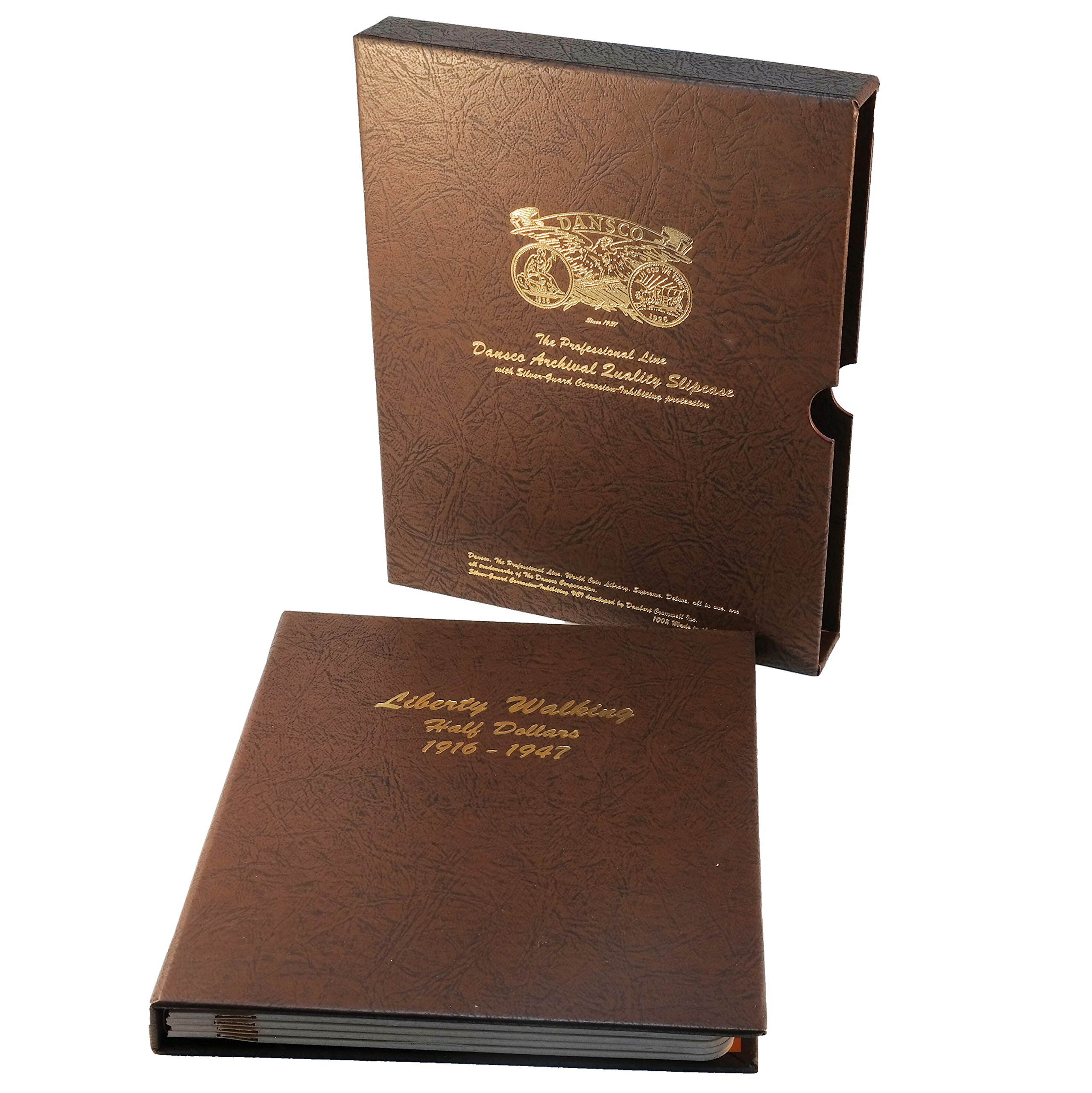 Dansco US Liberty Walking Half Dollar Coin Album 1916-1947#7160 with Slipcase