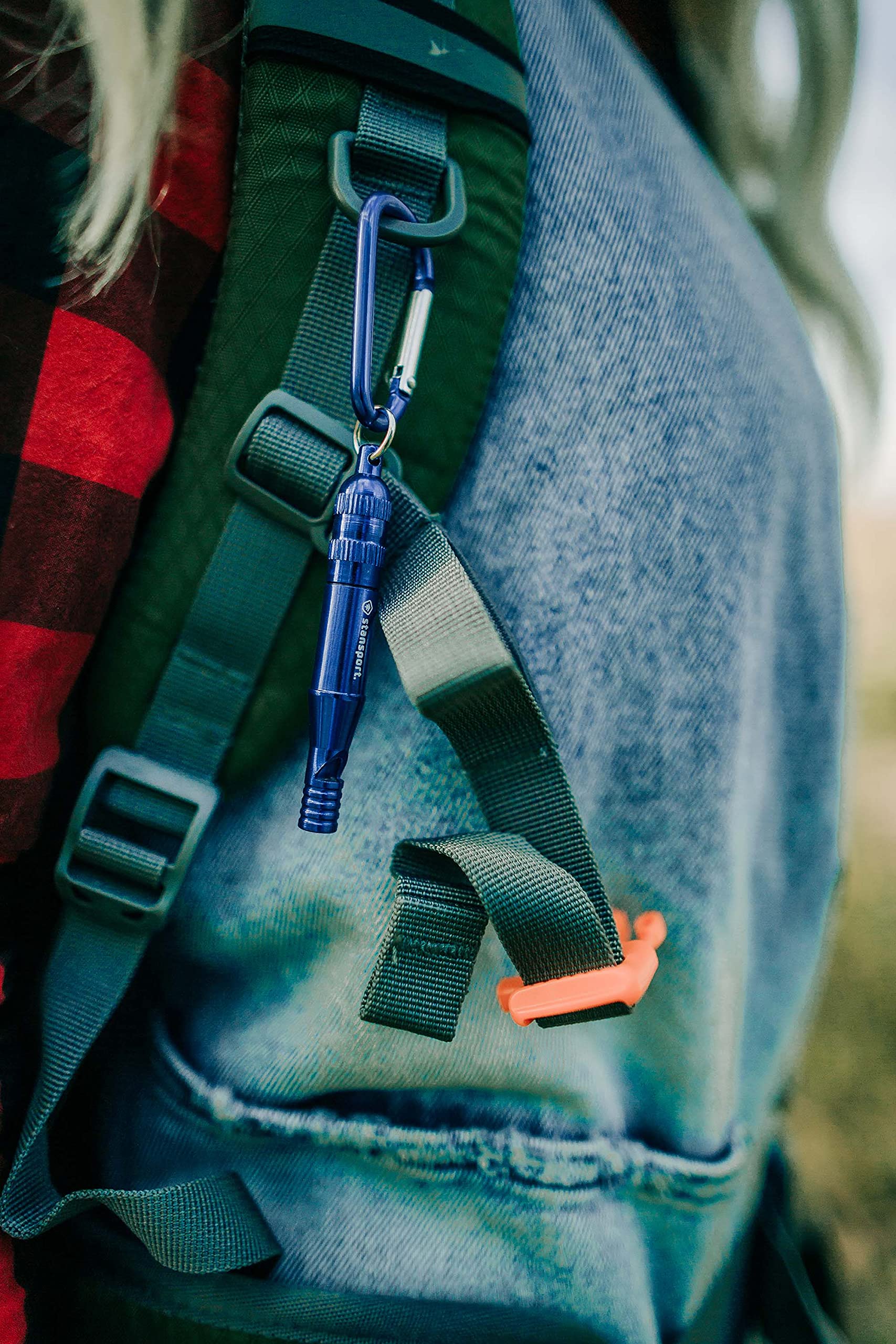 Stansport Emergency Whistle with Medical ID Form, Multi, One Size