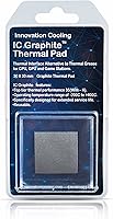Vista 1 de Almohadilla Térmica de Grafito Innovation Cooling – Reemplazo Permanente para Pasta/Grasa Térmica (30 X 30 mm)