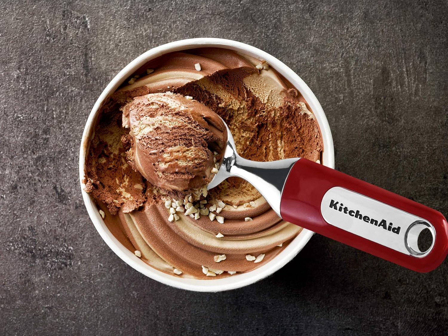 KitchenAid KC117OHERA Classic Ice Cream Scoop, One Size, Red